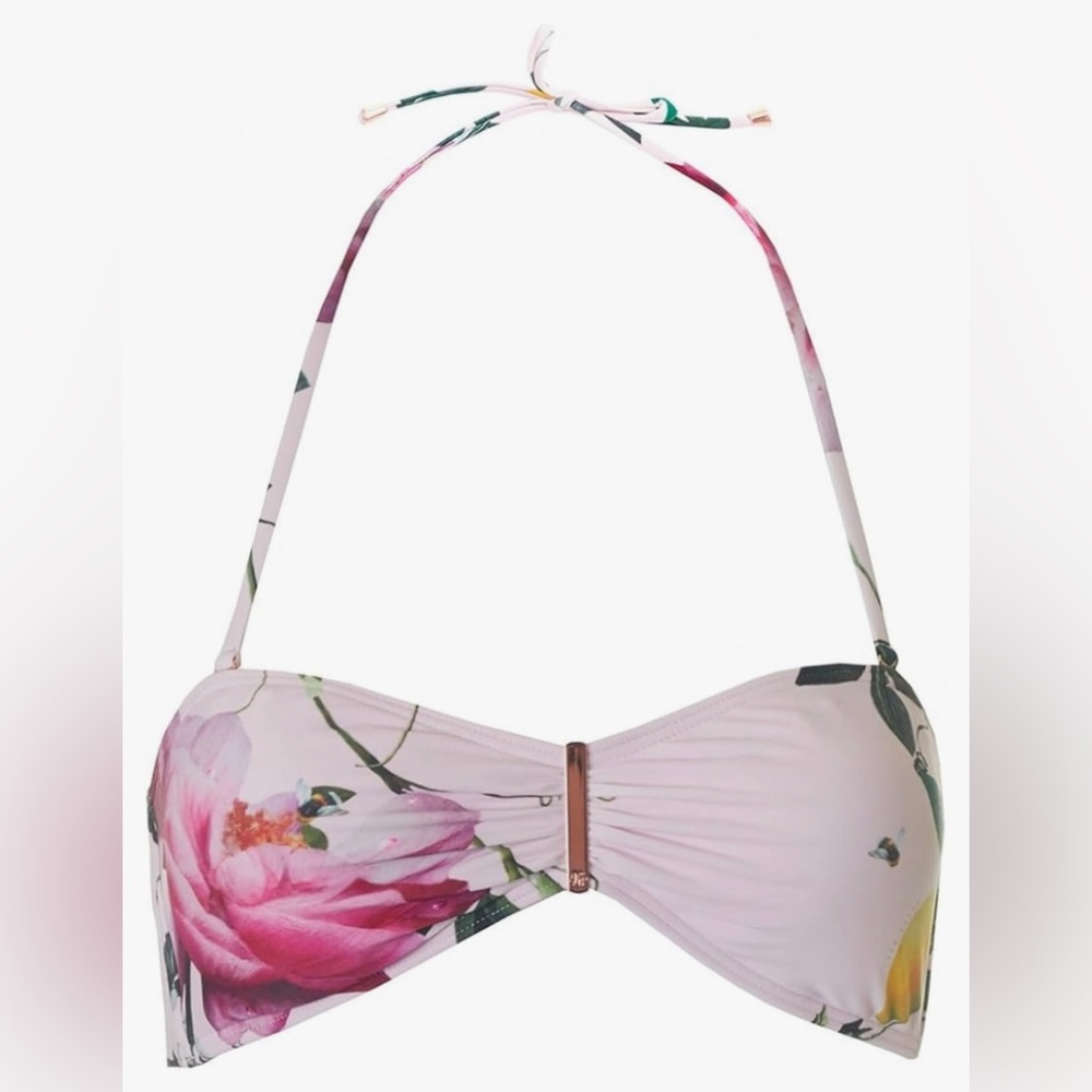 Ted Baker Women's Citara Citrus Bloom Bandeau Bikini Top